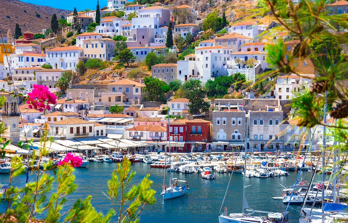 amazing Hydra island, Greece.